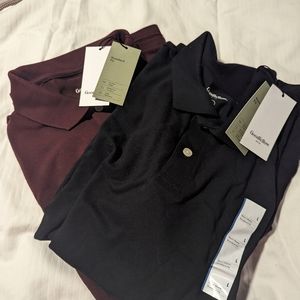 Men's polo shirts large